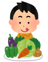 Children who like vegetables