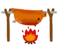 Roasted pork