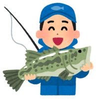 Bass fishing (male)
