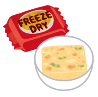 Freeze-dried food