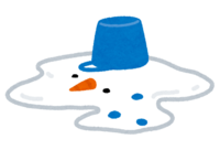 Melted snowman