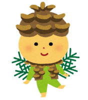 Pinecone character