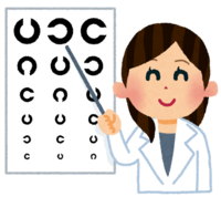 Female ophthalmologist