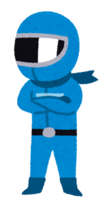 Sentai character (blue)