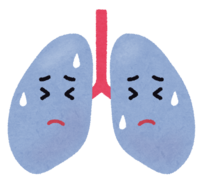 Unhealthy lung character