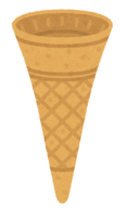 Various ice cream cones