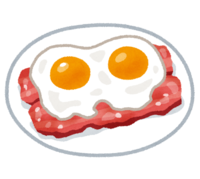 bacon and eggs