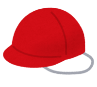 紅白帽-赤白帽(赤)