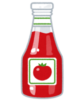Ketchup in a bottle