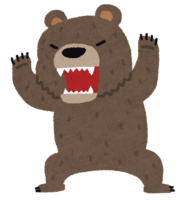 Scary bear