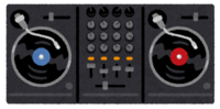 Turntable and DJ mixer (record)