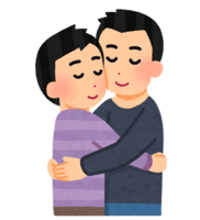 Hug (male couple)