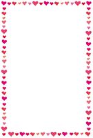 Heart frame template (Valentine)