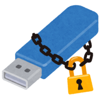 锁定的USB存储器