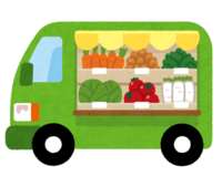 Mobile sales car (vegetables)