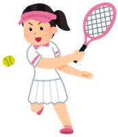 いろいろなテニス選手(女性)