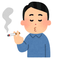 抽烟的人(男性)