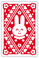 Back side of playing cards