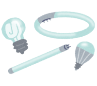 Fluorescent lamp (round-straight tube-bulb) (lighting)