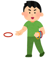 Quoits person (male)