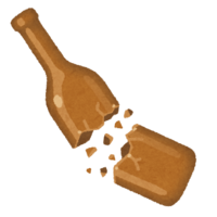 Broken bottle