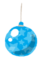 Christmas (tree decoration ball-blue)