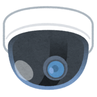 Dome-shaped security camera