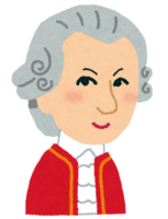 Caricature of Mozart