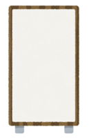 Blank signboard (vertical-horizontal)