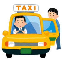 Taxi rider (male)