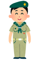 童子军男孩(旧制服)