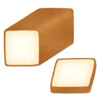 1 loaf of bread (square type)