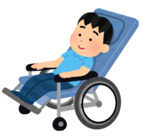 Reclining wheelchair (children)