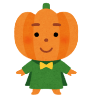 ハロウィンのキャラクター(かぼちゃ)