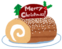 クリスマスケーキ(ブッシュドノエル)