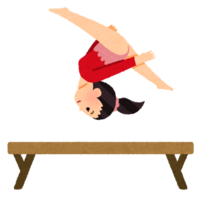 女子体操比赛(平衡木)