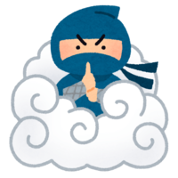 Ninja who performs the technique of hiding in the clouds