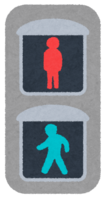Traffic light for pedestrians (LED)