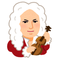Vivaldi's caricature illustration (musician)