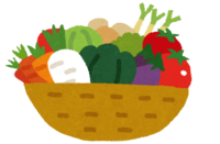 蔬菜"装在篮子里的蔬菜"