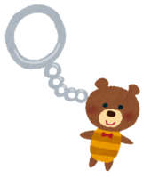 熊钥匙链