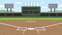 Baseball field (background material)