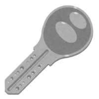 House key (dimple key)