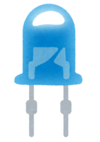Blue light emitting diode (LED)