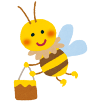 携带蜜蜂的蜜蜂