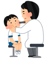 Ophthalmology examination (school health examination-boy)