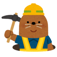 Mole construction worker (hole)