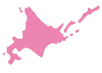 Map of Hokkaido region (regional division)