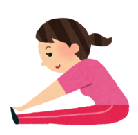 Woman doing flexible gymnastics