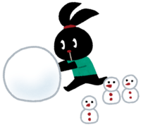 Make a snowman-Pyoko